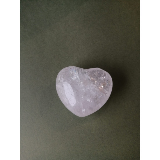 Kalnu kristāla sirds 5,5 cm