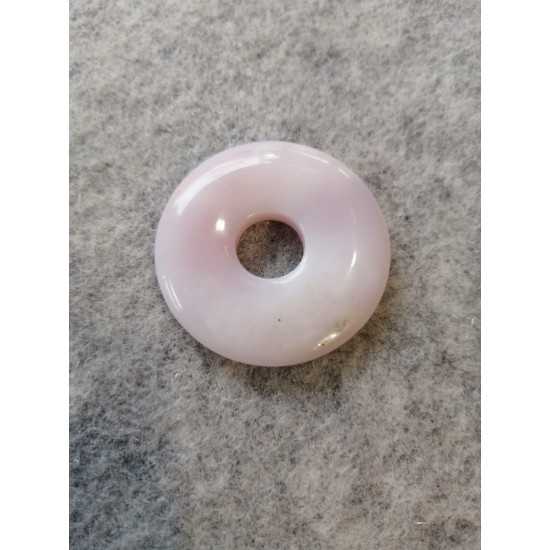 Rozā opāla apaļveida kulons 35 mm